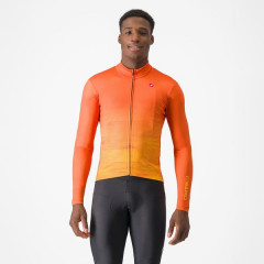 CASTELLI pánský dres Unlimited Thermal, orange rust