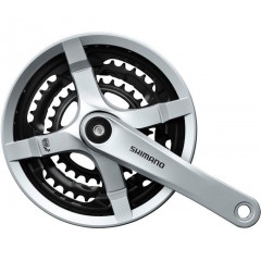 SHIMANO KLIKY TOURNEY FC-TY501 48/38/28 STŘÍBRNÉ 170MM