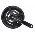 SHIMANO KLIKY TOURNEY FC-TY5012 2X7/8 46/30Z. ČERNÉ 170MM