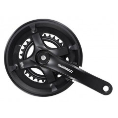 SHIMANO KLIKY TOURNEY FC-TY5012 2X7/8 46/30Z. ČERNÉ 170MM