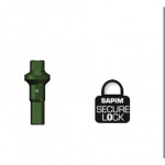 SAPIM nipl Alu Polyax 16 double square zelený secure lock