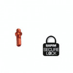 SAPIM nipl Alu Polyax 16 double square oranžový secure lock