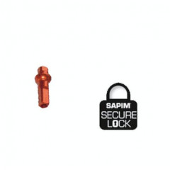 SAPIM nipl Alu Polyax 16 double square oranžový secure lock