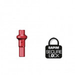 SAPIM nipl Alu Polyax 16 double square červený secure lock