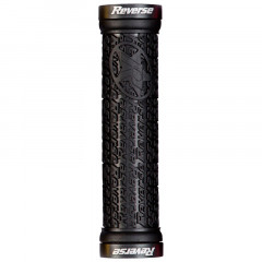 REVERSE Gripy MTB Stamp Lock On 30 Black / Black