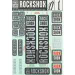 ROCKSHOX Nálepky - 30/32mm POLAR GREY MY18 - SID/REBA/REVELATION(PRE-2018)/SEKTOR/RECON/XC