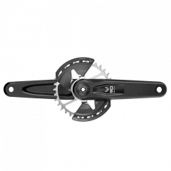SRAM Kliky Eagle 90 Q174 CL55 DUB MTB Wide 165mm Black 2-guards 32z ocel.převodník T-Type