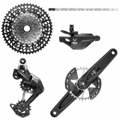 SRAM Sada Eagle 90 DUB MTB Wide 165 ( v balení přehazovačka, páčka s objímkou, kliky