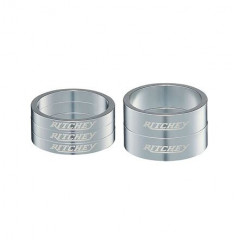 RITCHEY spacer CLASSIC HP Silver 28.6mm/2x10mm+3x5mm