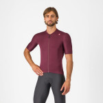 CASTELLI pánský dres Espresso, deep bordeaux/silver moon