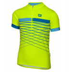 ETAPE dětský dres LUCKY, žlutá fluo/modrá
