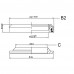 NECO SLOŽENÍ HLAVOVÉ A-HEAD 1"1/8-1"1/4 TAPER AL INTEGROVANÉ