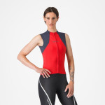 CASTELLI dámský dres Sole, hibiscus/twilight blue