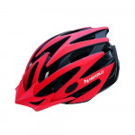 NEXELO PŘILBA STRAIGHT MATT ČERNO-ČERVENÁ M 55-58 CM