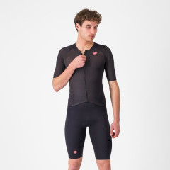 CASTELLI triatlonová kombinéza Free Sanremo 3 short sleeve, black