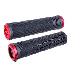 ODI Gripy MTB CF, V2.1 Lock-On, MTB, Closed End