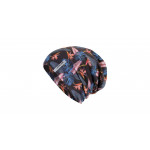 SENSOR ČEPICE MERINO IMPRESS černá/floral