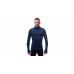 SENSOR MERINO DF pánské triko dl.rukáv s kapucí deep blue