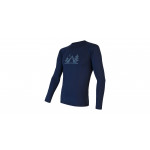 SENSOR MERINO DF CAMP pánské triko dl.rukáv deep blue