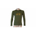 SENSOR MERINO DF CAMP pánské triko dl.rukáv safari green