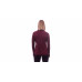 SENSOR MERINO UPPER dámská mikina celozip port red