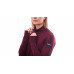 SENSOR MERINO UPPER dámská mikina celozip port red