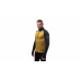SENSOR COOLMAX THERMO pánská mikina zip mustard/černá