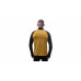 SENSOR COOLMAX THERMO pánská mikina zip mustard/černá