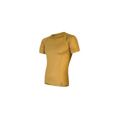 SENSOR COOLMAX TECH pánské triko kr.rukáv mustard