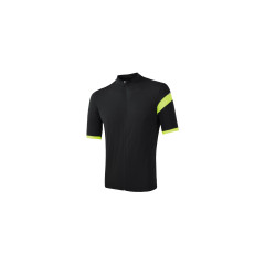 SENSOR CYKLO COOLMAX CLASSIC pánský dres kr.rukáv celozip true black