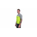SENSOR CYKLO MOTION pánský dres kr.rukáv celozip neon yellow/šedá