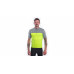 SENSOR CYKLO MOTION pánský dres kr.rukáv celozip neon yellow/šedá