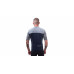 SENSOR CYKLO MOTION pánský dres kr.rukáv celozip deep blue/šedá
