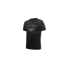 SENSOR MERINO ACTIVE VAN LIFE pánské triko kr.rukáv černá