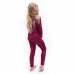 SENSOR MERINO ACTIVE SET dětský triko dl.rukáv + spodky lilla