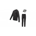 SENSOR MERINO ACTIVE SET juniorský triko dl.rukáv + spodky černá