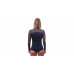 SENSOR MERINO IMPRESS dámské triko dl.rukáv deep blue/origami