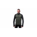 SENSOR COOLMAX THERMO pánská mikina zip olive green/černá