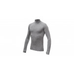 SENSOR MERINO BOLD pánské triko dl.rukáv roll neck cool gray