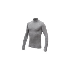 SENSOR MERINO BOLD pánské triko dl.rukáv roll neck cool gray