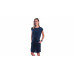 SENSOR MERINO ACTIVE dámské šaty deep blue