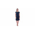 SENSOR MERINO ACTIVE dámské šaty deep blue