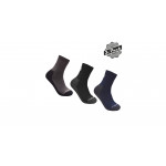 SENSOR PONOŽKY 3-PACK TREKING EVO černá/šedá/modrá