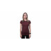SENSOR MERINO AIR dámské triko kr.rukáv port red