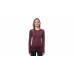 SENSOR MERINO AIR dámské triko dl.rukáv port red