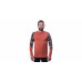 SENSOR MERINO IMPRESS pánské triko dl.rukáv terracotta/rush
