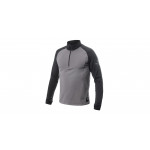 SENSOR COOLMAX THERMO pánská mikina zip steel gray/černá