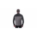 SENSOR COOLMAX THERMO pánská mikina celozip steel gray/černá