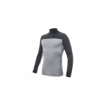 SENSOR MERINO BOLD pánské triko dl.rukáv zip cool gray/anthracite