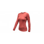 SENSOR MERINO ACTIVE dámské triko dl.rukáv terracotta